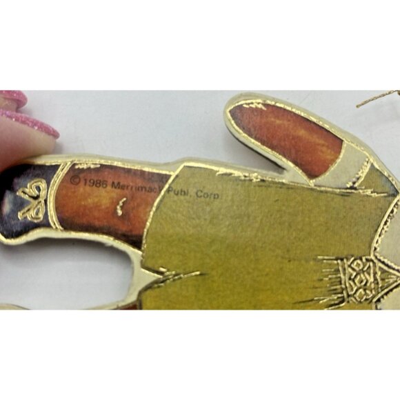 Vintage Christmas Ornament Lot 5 Victorian Teddy Bear Nativity Kitty Polar Bear - Picture 3 of 11